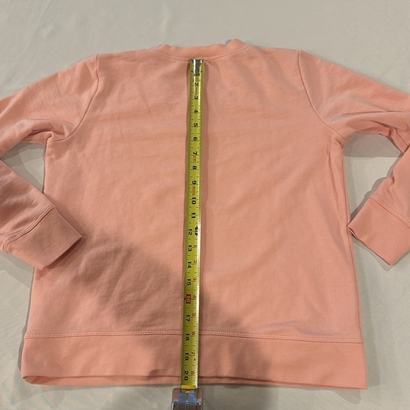 J. Crew Pink Sweatshirt with White 'Peace' Print - Picture 6 of 6